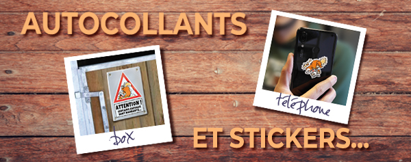 Illustrations à coller partout – stickers CARAMEL Téléphone et box décorés avec les autocollants CARAME