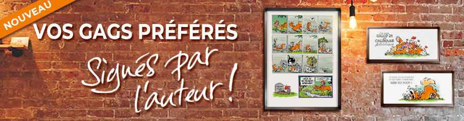 Posters de la série CARAMEL : humour mural et planches illustrées Posters de CARAMEL – art mural, planches-gags et strips