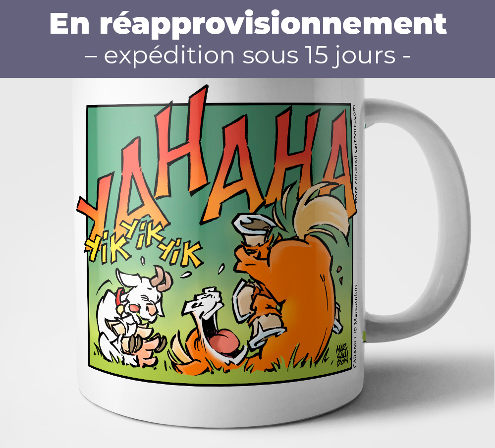 Rupture de stock de la Tasse CARAMEL – fou rire avec PASSA (vue principale)